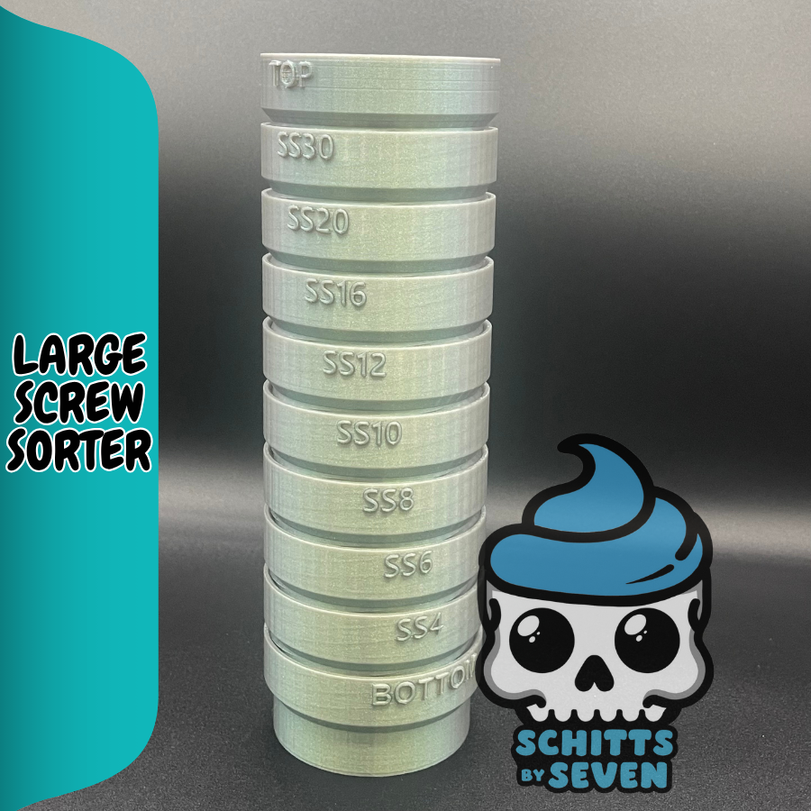 Schitt Ready To Ship - Large Screw Sorter - REDESIGNED FOR TOP-NOTCH SORTING!