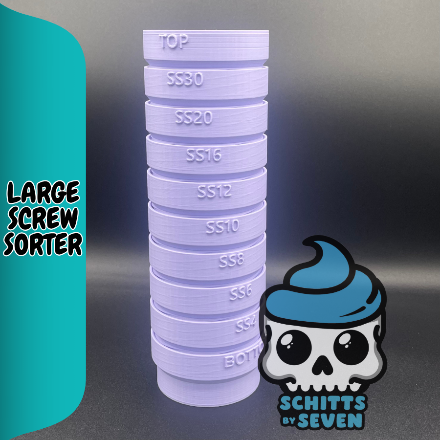 Schitt Ready To Ship - Large Screw Sorter - REDESIGNED FOR TOP-NOTCH SORTING!