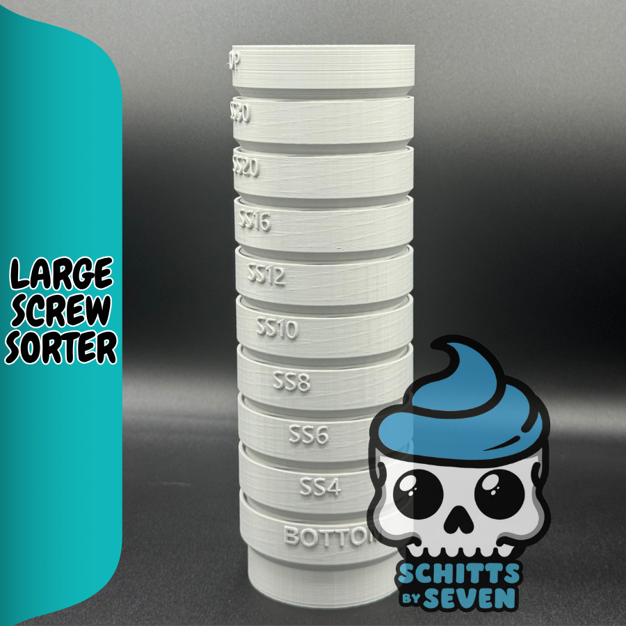 Schitt Ready To Ship - Large Screw Sorter - REDESIGNED FOR TOP-NOTCH SORTING!