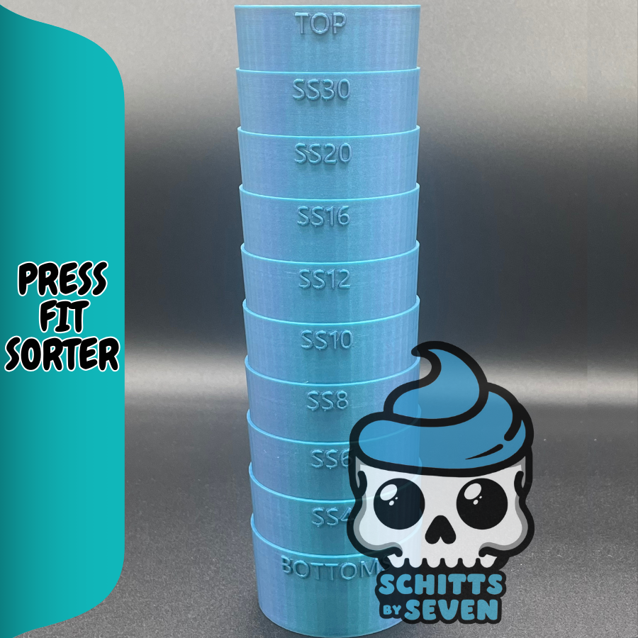 Schitts Ready To Go - Press Fit Sorter - REDESIGNED FOR TOP-NOTCH SORTING!