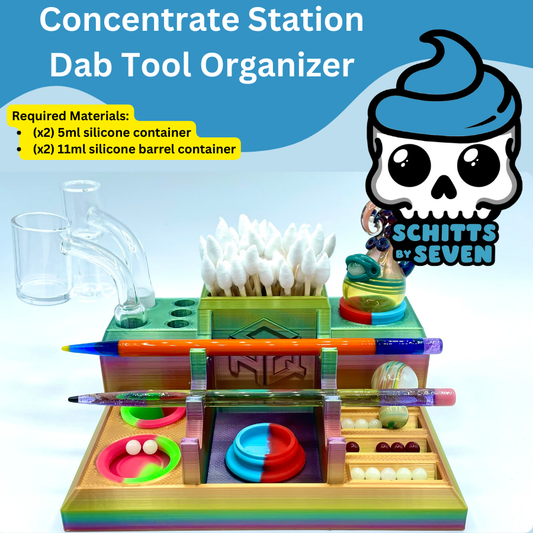 Print To Order - Concentrate Station Dab Tool Organizer