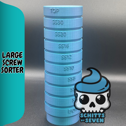 Schitt Ready To Ship - Large Screw Sorter - REDESIGNED FOR TOP-NOTCH SORTING!