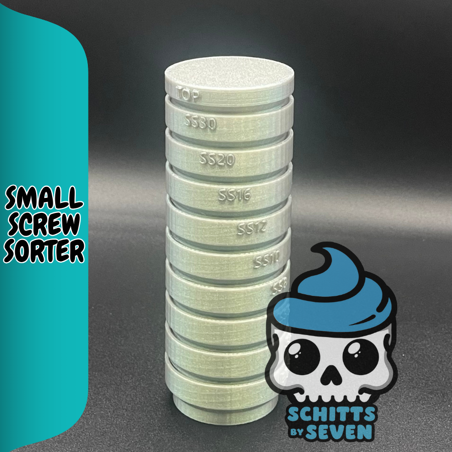 Schitts Ready To Ship - Small Screw Sorter - REDESIGNED FOR TOP-NOTCH SORTING!