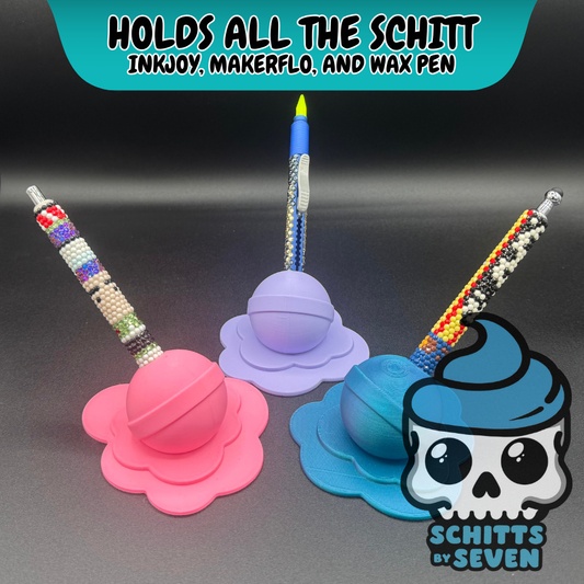 Print To Order - Lollipop Pen Holder - REDESIGNED TO FIT MORE SCHITT!